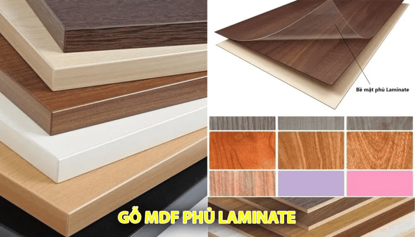 Hình ảnh gỗ công nghiệp MDF phủ Laminate