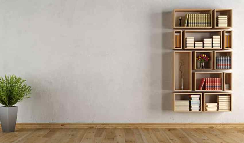 Kệ sách gỗ công nghiệp treo tường vừa đẹp vừa ấn tượng