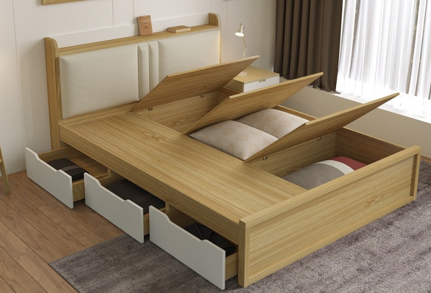 Giường ngủ gỗ công nghiệp MDF có nhiều ưu điểm