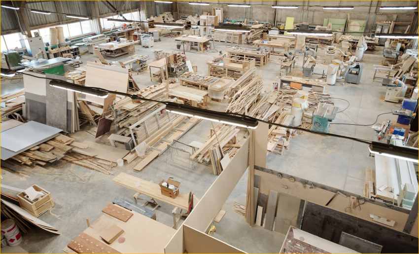 Xưởng sản xuất nội thất gỗ công nghiệp đẹp giá rẻ